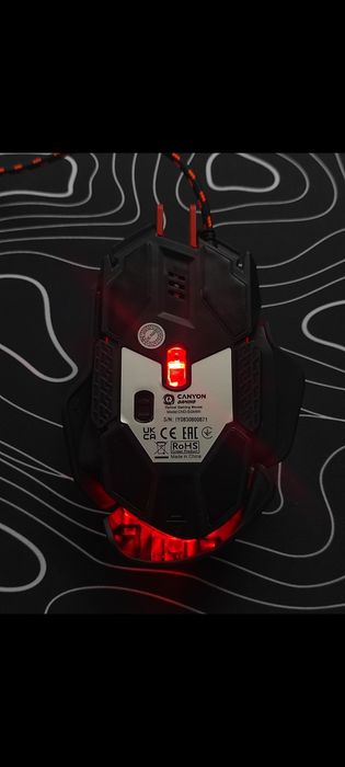 Мышь/Мышка Canyon CND-SGM6N USB Black Б/У
