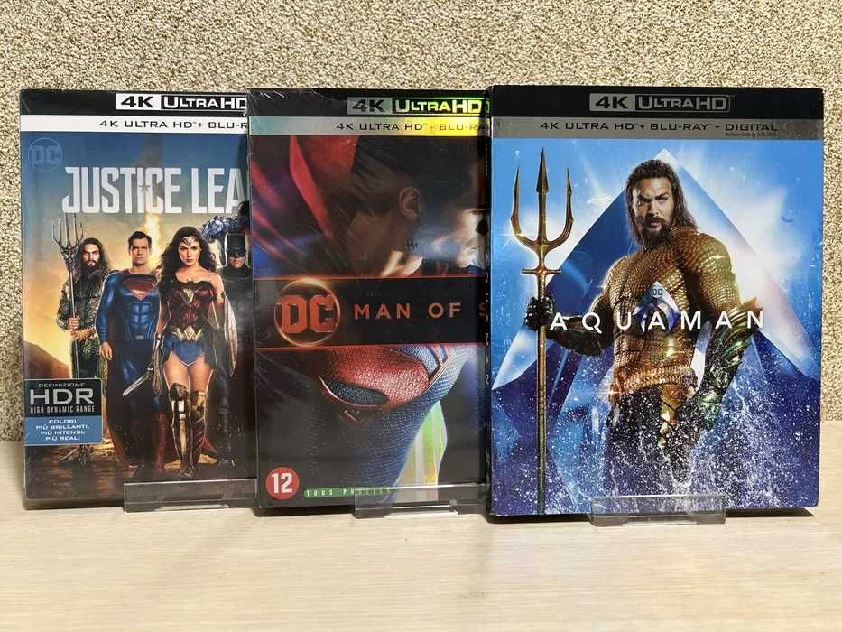4K UHD HDR Blu-ray Аквамен/Человек из стали/Отряд самоубийц