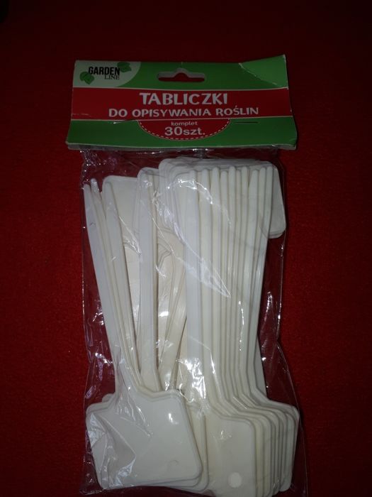 Zestaw, doniczka 10x11 cm, 6x6cm, tabliczki do opisywania 30szt