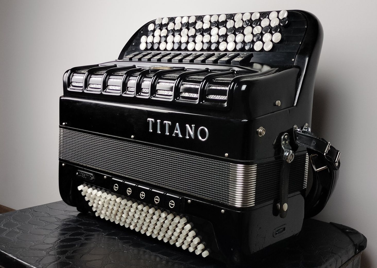 Włoski akordeon TITANO Cassotto 120