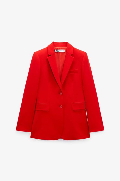 костюм зара Zara червоний красный одет один раз идеал сногсшибательный