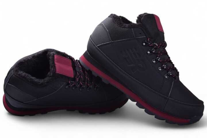 Buty Męskie Zimowe Ocieplane Styl NB czarne R Balance r.42 wys.24h
