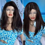 Натуральный парик с имитацией кожи славянка темно русые детские волосы