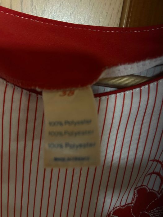 sukienka w czerwone paski  rozm 38