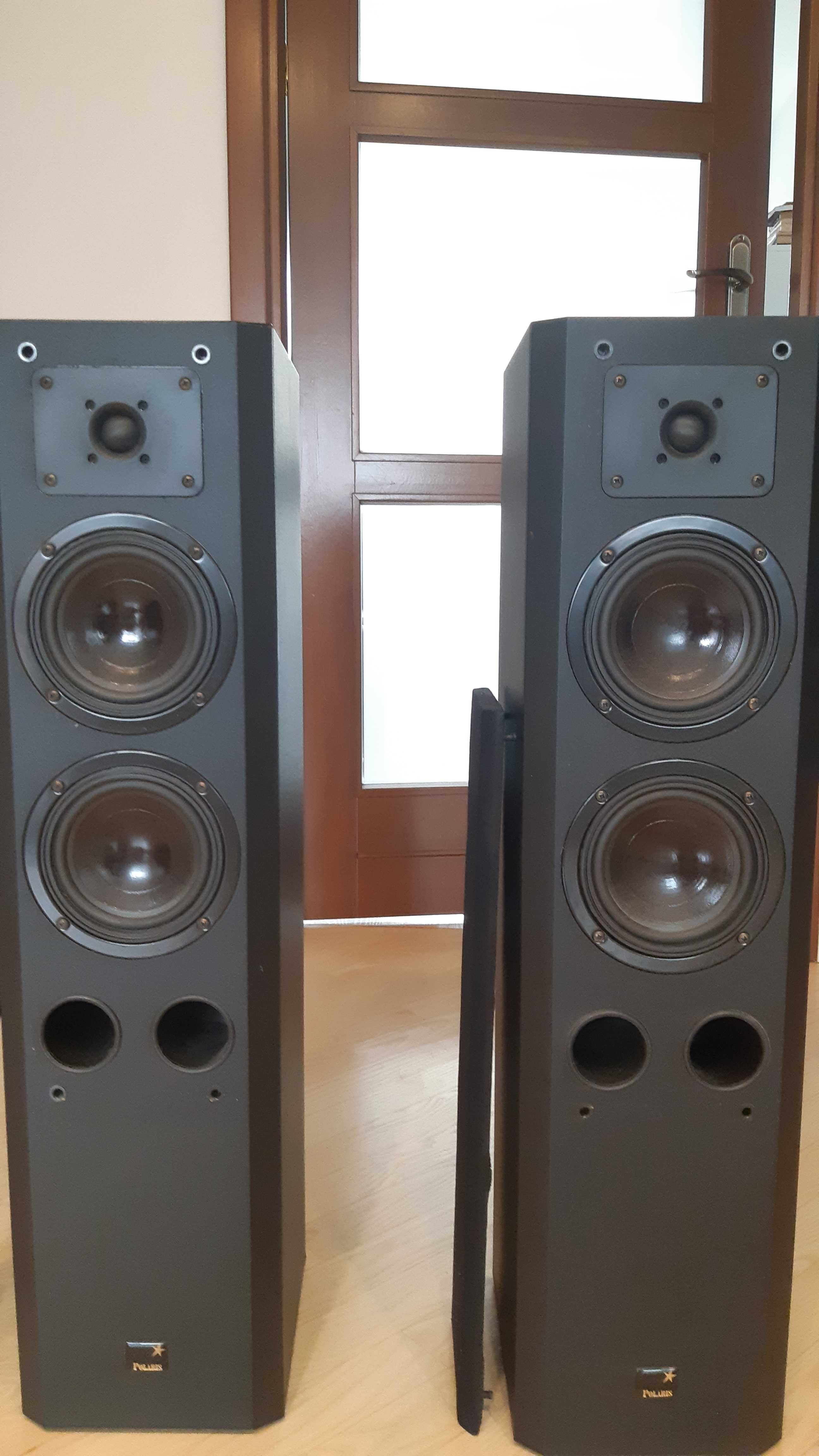 Amplituner Technics SA-AX540, kolumny Polaris 120