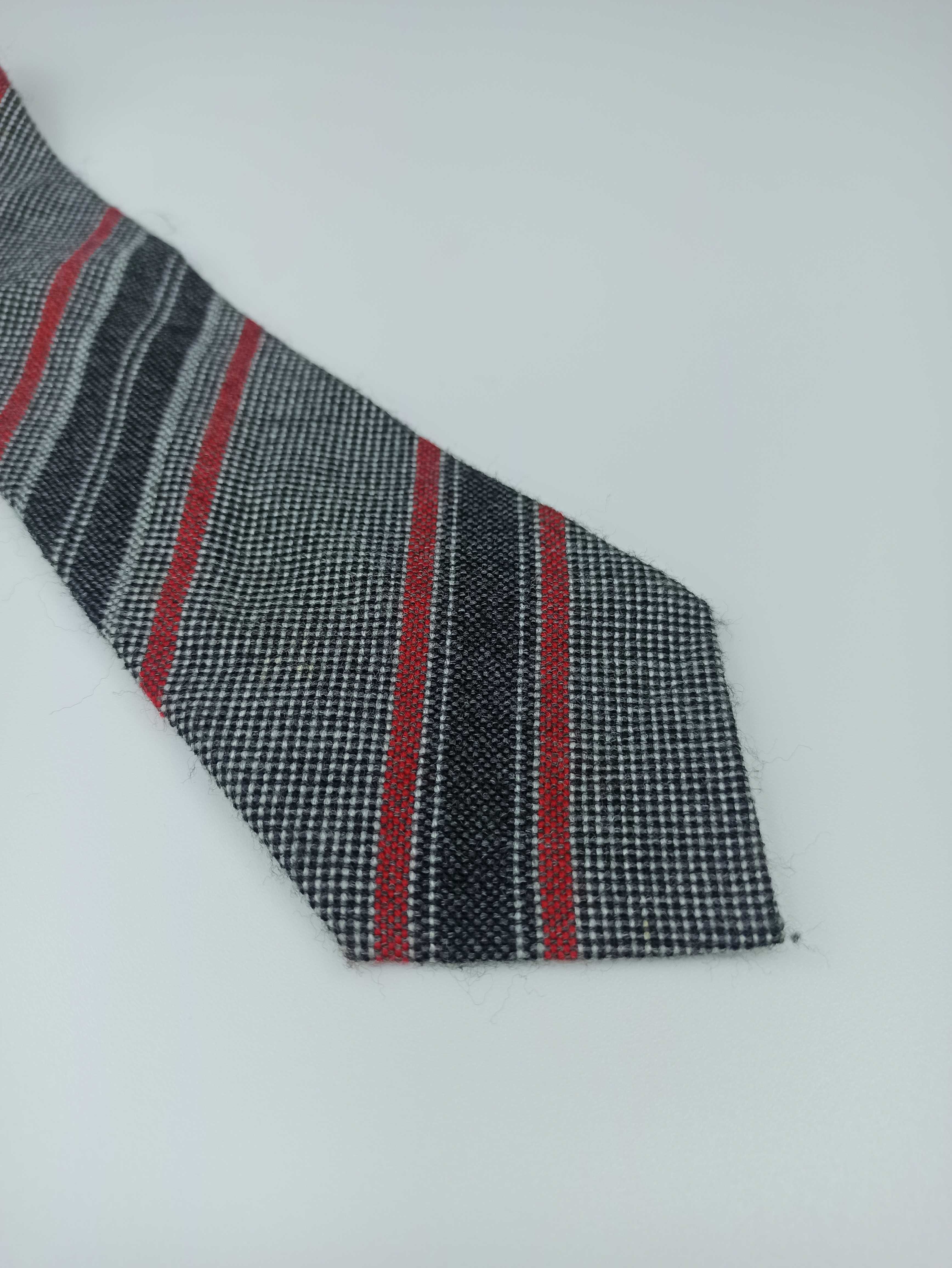 Theros akrylowy krawat w paski wa76