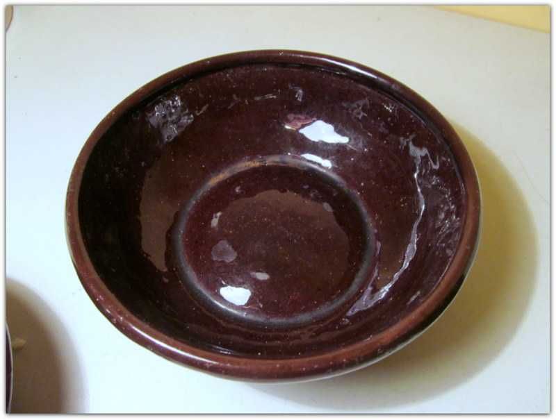 Wazon Ikebana na suche kwiaty ceramiczna glazurowana okres PRL