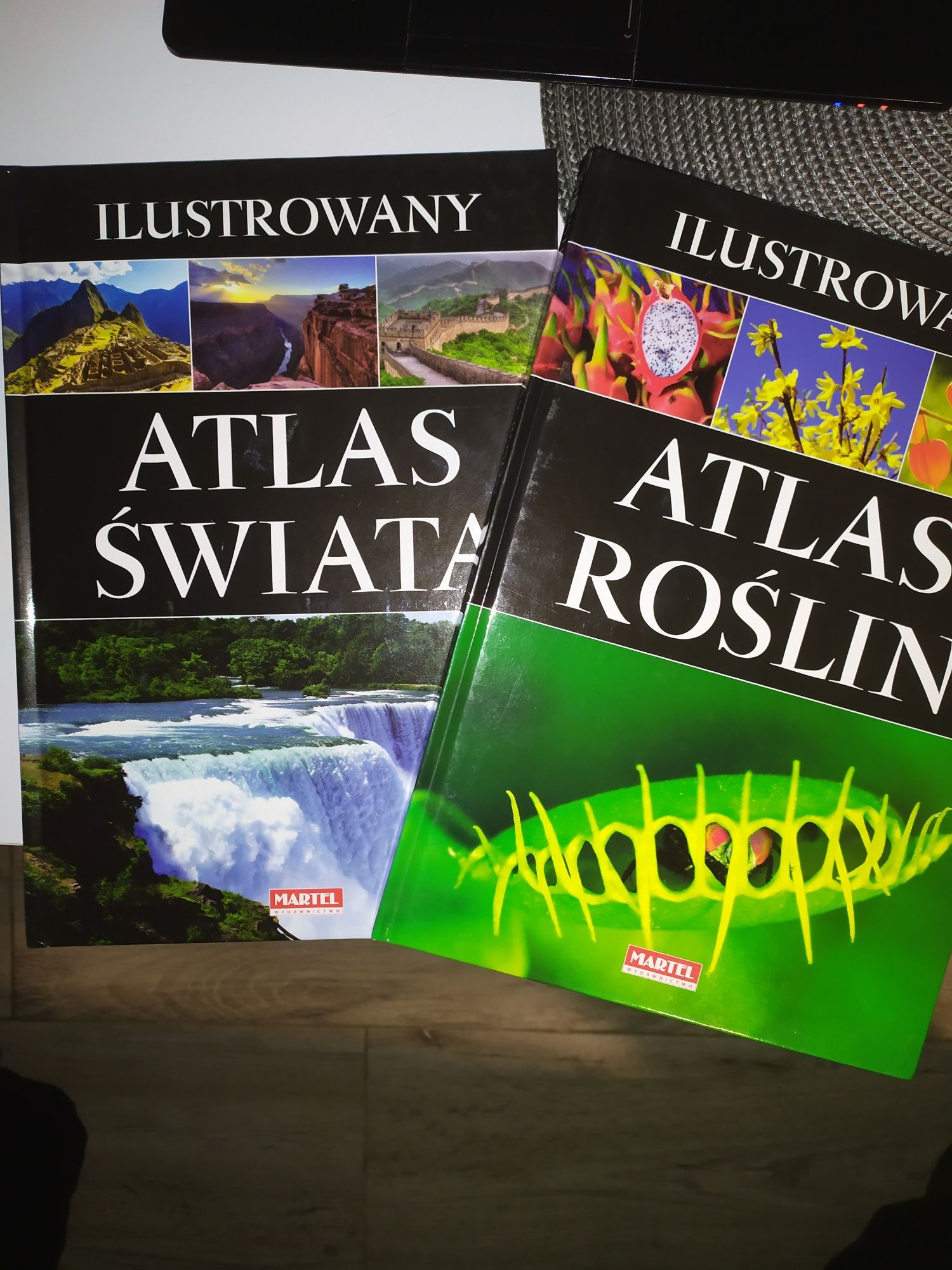 2 albumy Ilustrowany Atlas Świata, Roślin