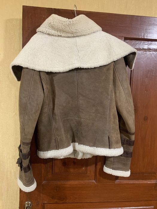 Дубленка - пілотік  натуральне хутро