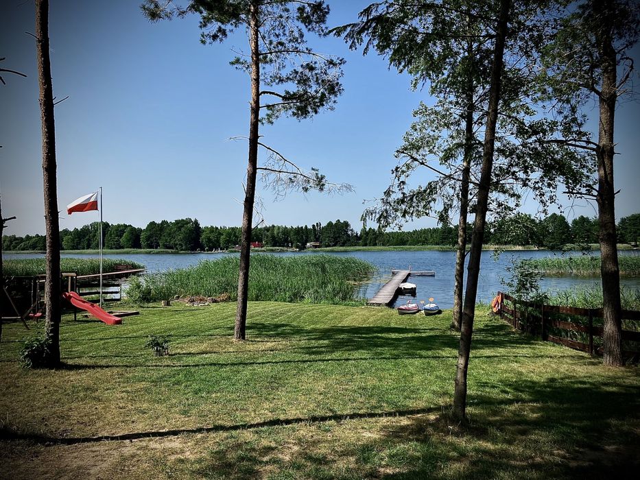 Domki nad jeziorem Domek Mazury Noclegi Mazurach Własna Linia brzegowa