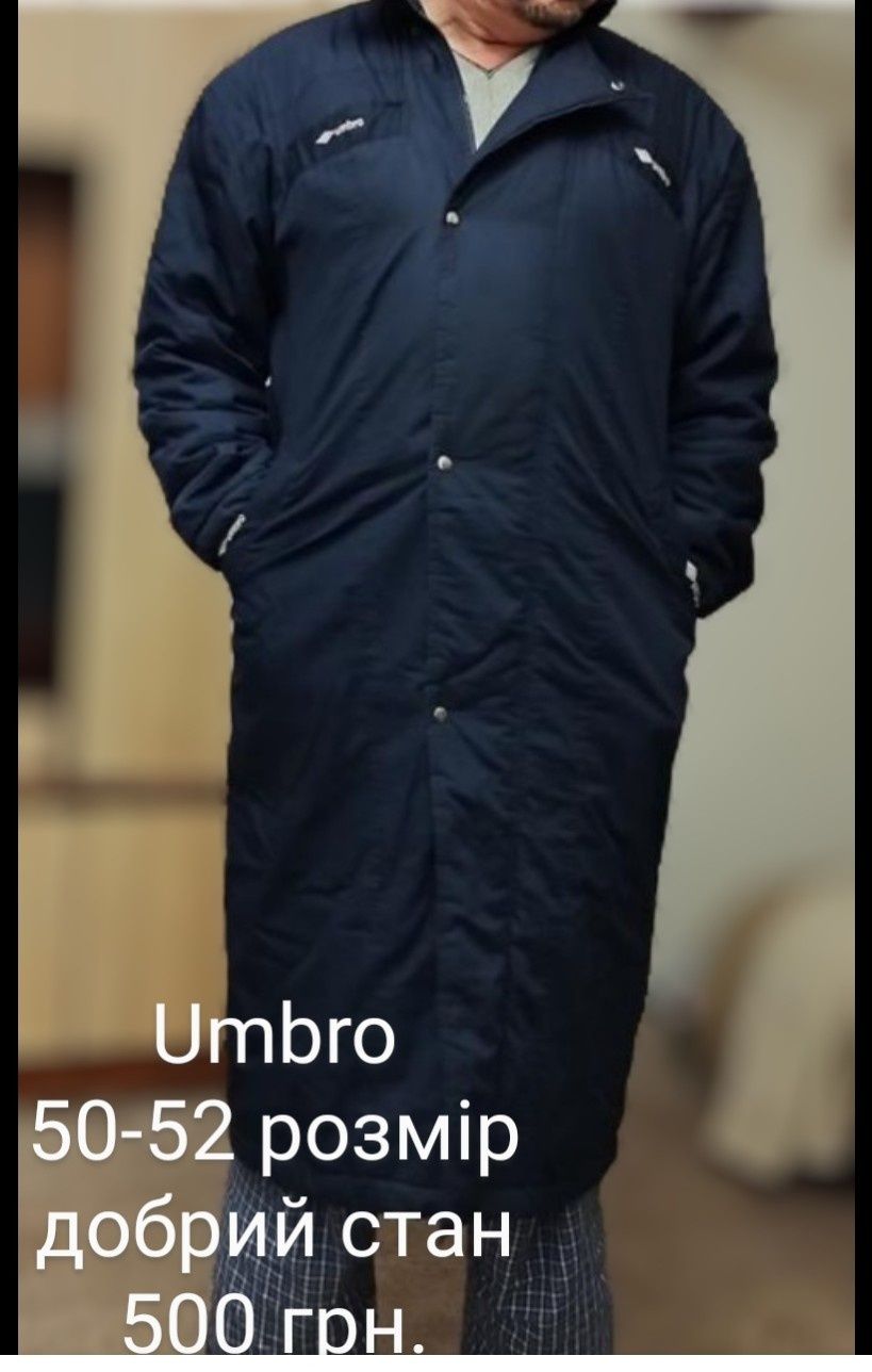Чоловіче пальто Umbro / пожовженна куртка /