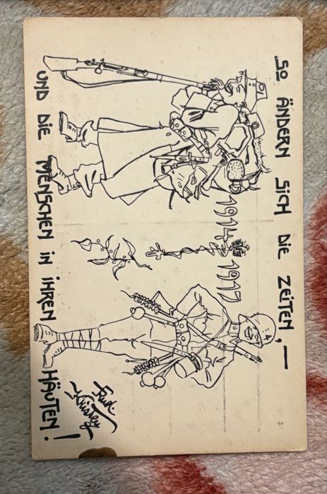 3 pocztówki Austro-Węgry Kristen grabendolch m.17 oddziały szturmowe