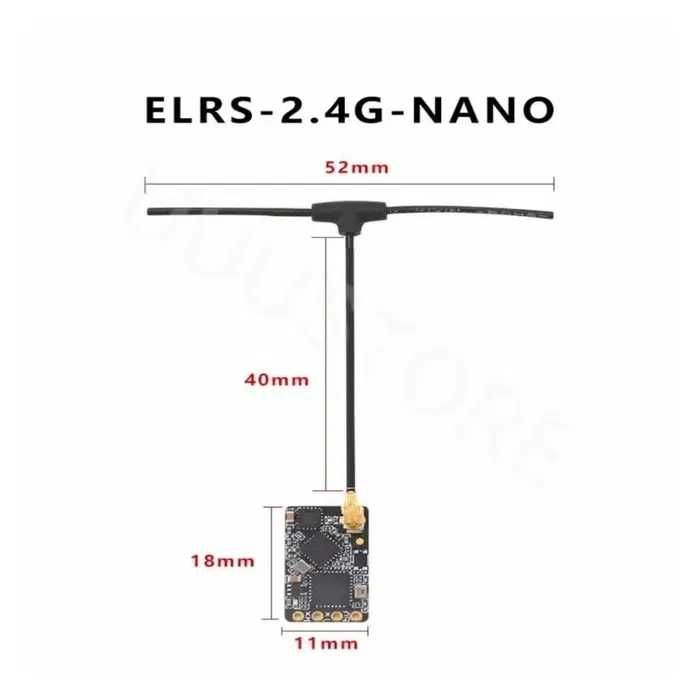 Радіоприймач для FPV дрона ELRS 2.4GHz ELRS 2,4 G. NANO