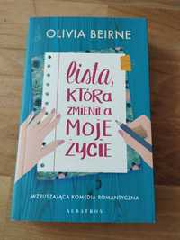 Książka " Lista, która zmieniła moje życie" Olivia Beirne