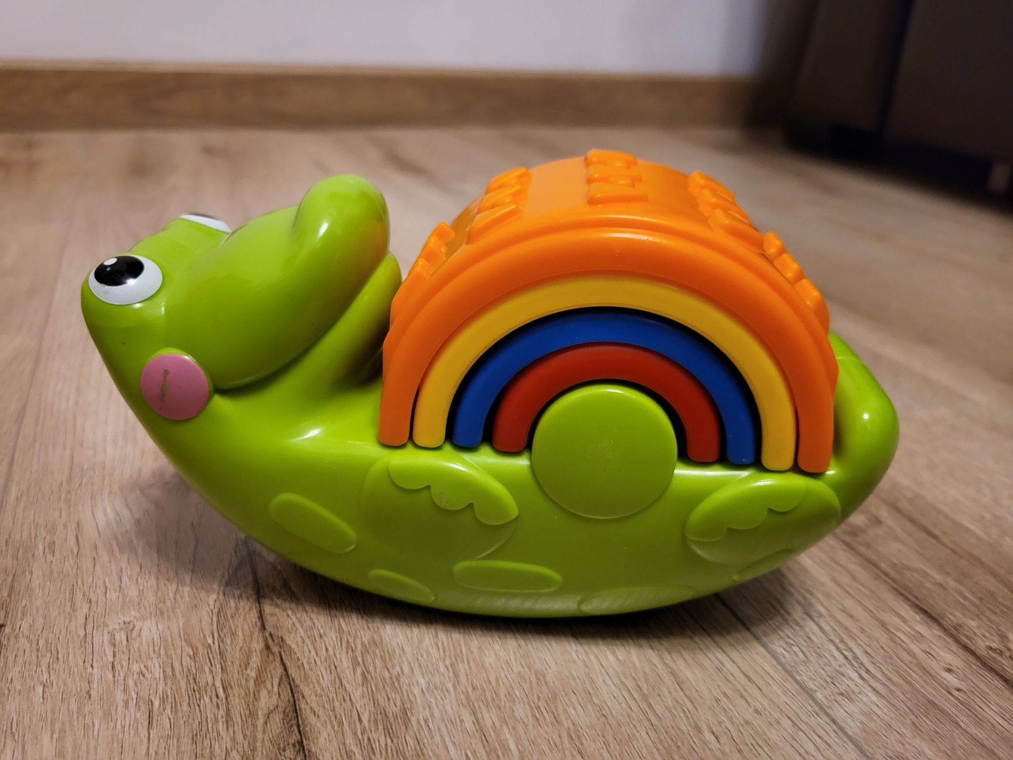 Fisher-Price, krokodyl, piramida, zabawka edukacyjna