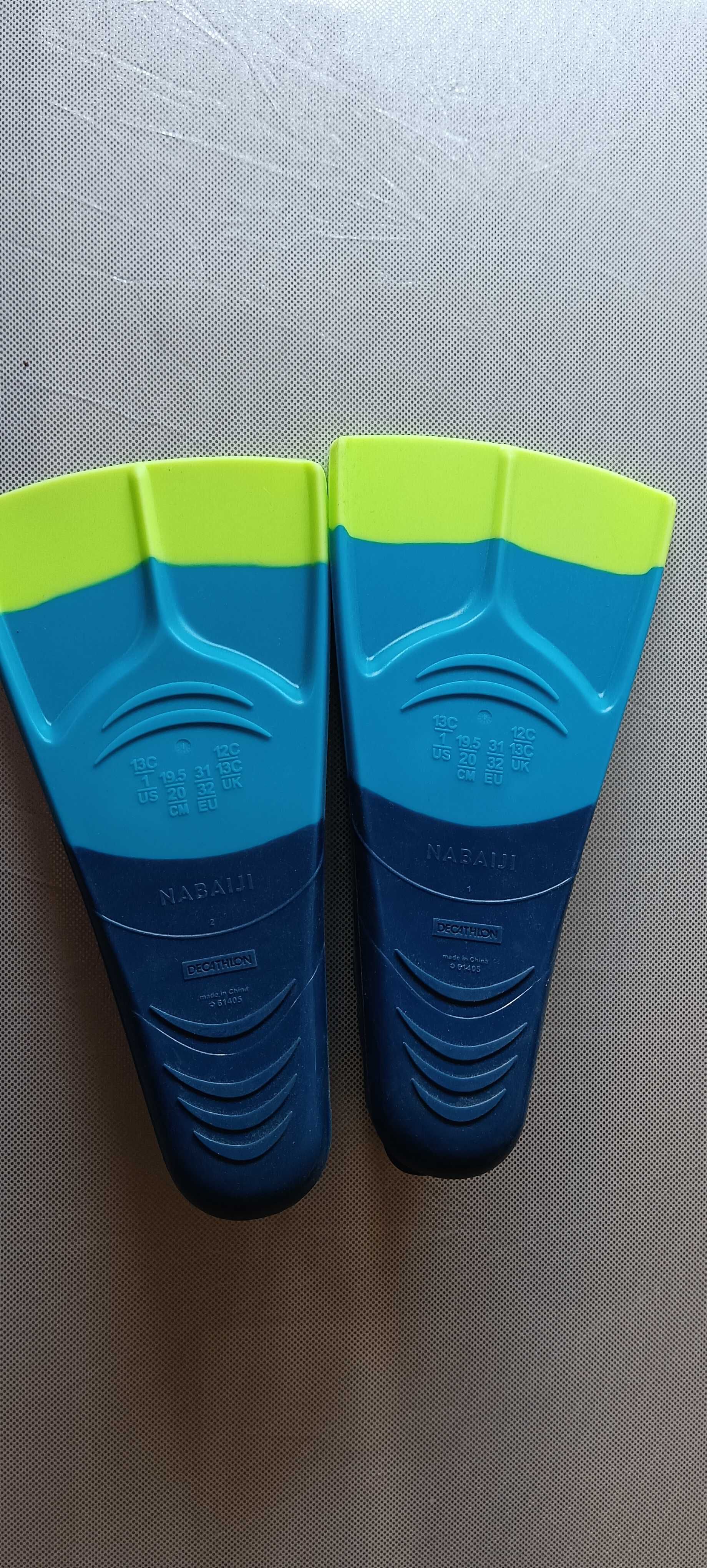 Barbatanas de natação SILIFIN azul amarelo