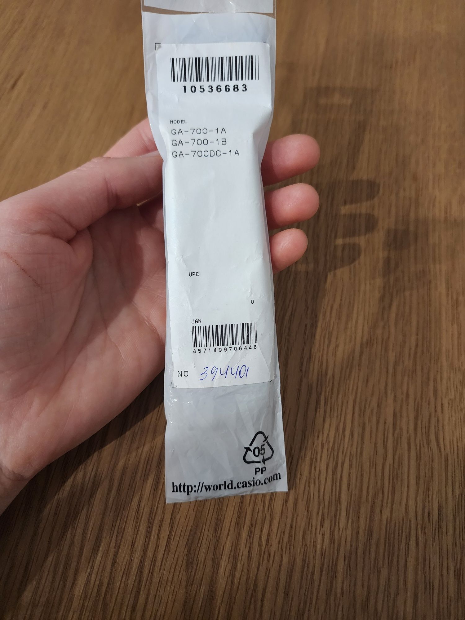 Oryginalny pasek do zegarka Casio G-SHOCK GA-700-1A, 700-1B, 700DC-1A