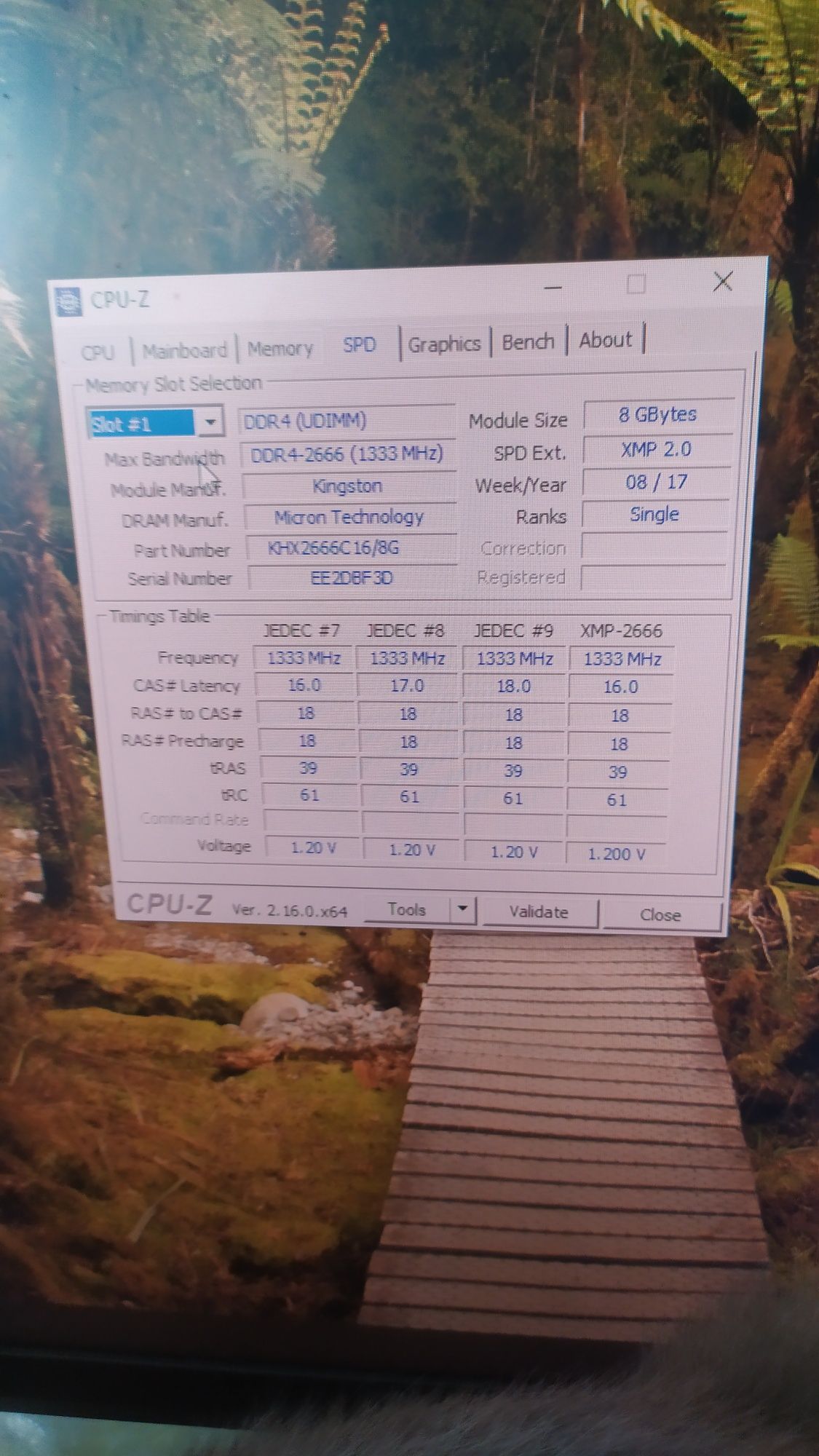 DDR4 ОЗП Ballistix 8GB + HyperX Fury 8GB (16GB комплект)