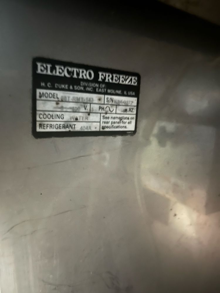 Maszyna do lodów kręconych Electro Freeze dwa smaki