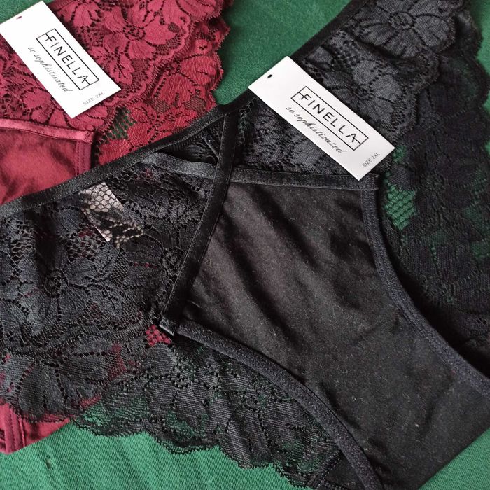 Koronkowe figi majtki damskie