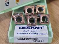 Płytki tokarskie wieloostrzowe Deskar CCMT09T304 LF6118
