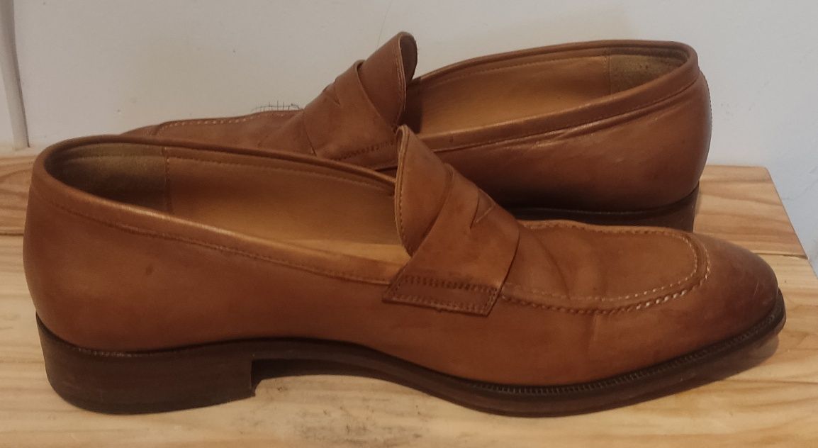 REISS London buty pełna skóra naturalna r.45 loafers