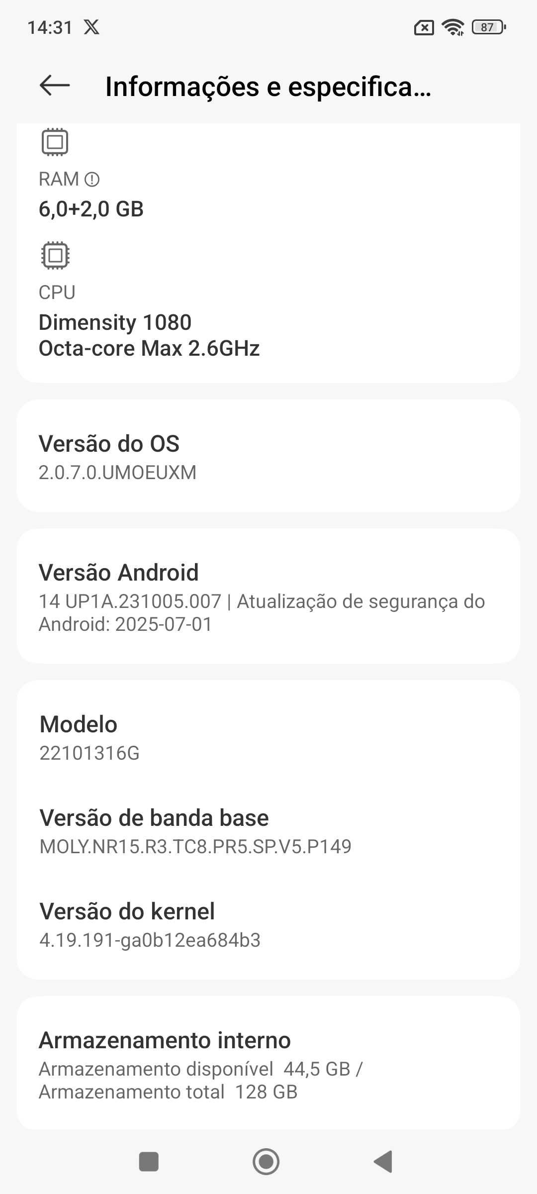 Xiaomi Redmi Note 12 Pro 5G – 8GB RAM / 128GB – Excelente Estado