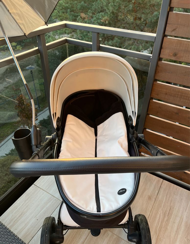 Wózek mima xari plus fotelik z bazą isofix