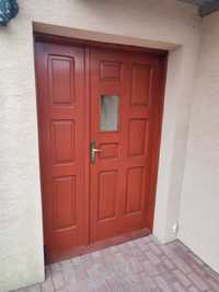 Drzwi drewniane z rozbiórki