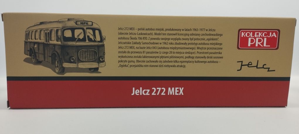 Autobus PRL Jelcz 272 MEX czerwony