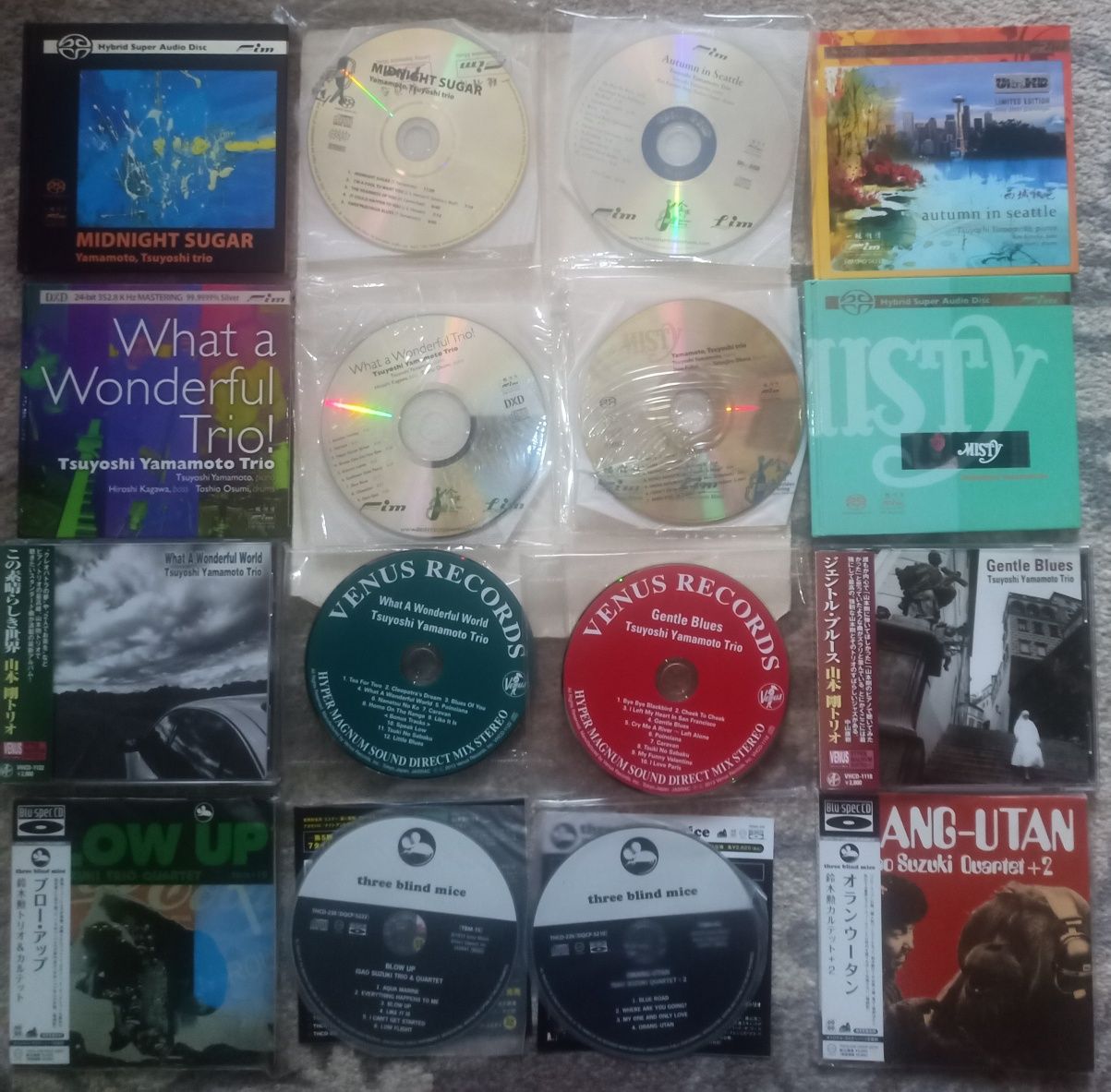 Diana Krall.T.Yamamoto.l.Suzuki.Russell Malone. Chet Baker +фірмові CD