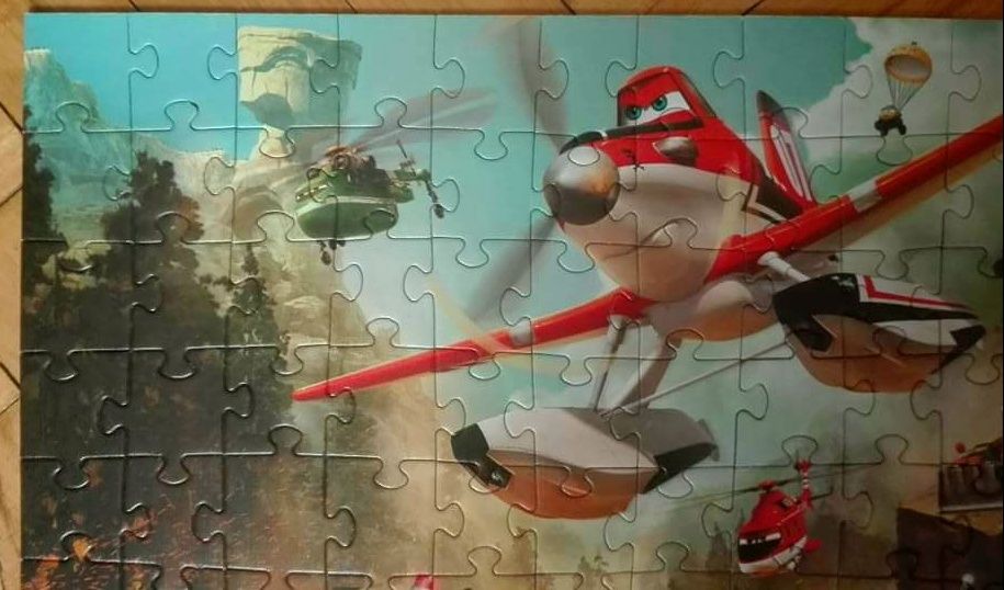 Puzzle 100 elementów Samoloty Trefl