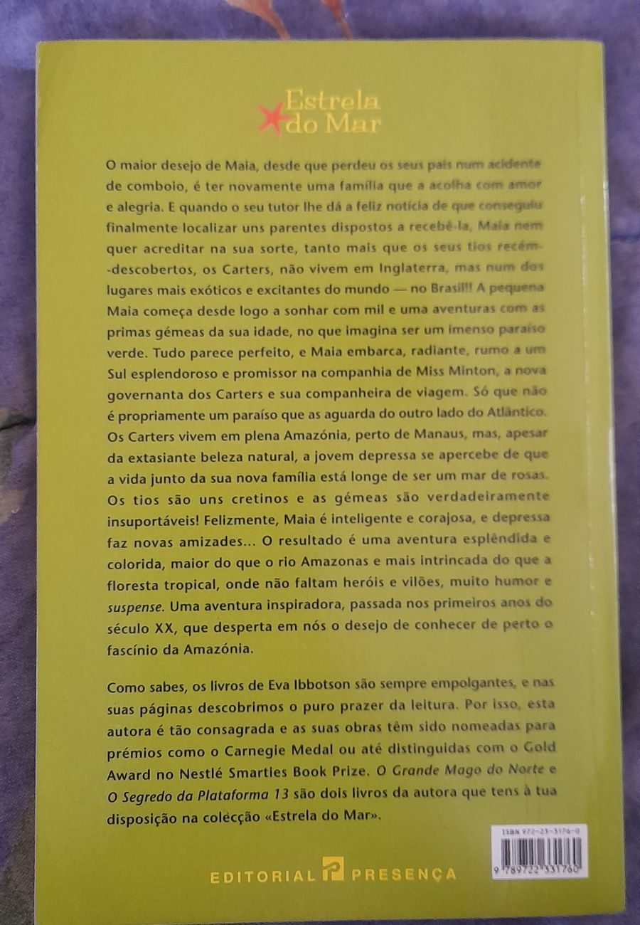 Livro | Viagem ao Paraíso Verde
de Eva Ibbotson