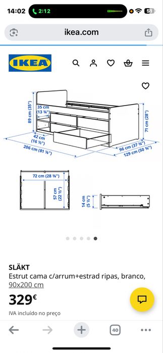 Cama solteiro com arumaçao