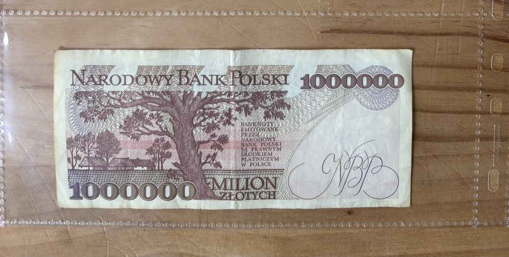 Banknot 1.000.000 milion ztotych seria C
