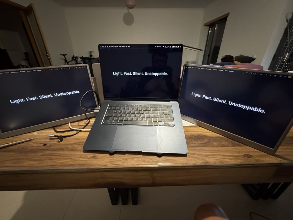 Monitor externo duplo USB-C/HDMI 2.5K 2560x1600