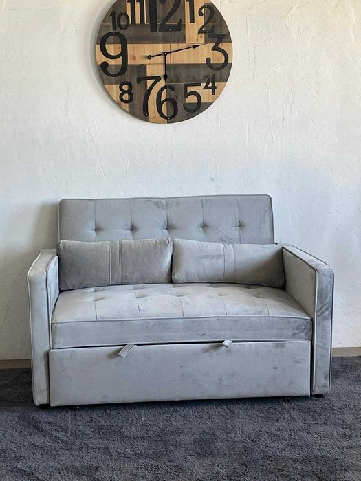 Sofa cama cinza Envio gratis paga na ato entrega