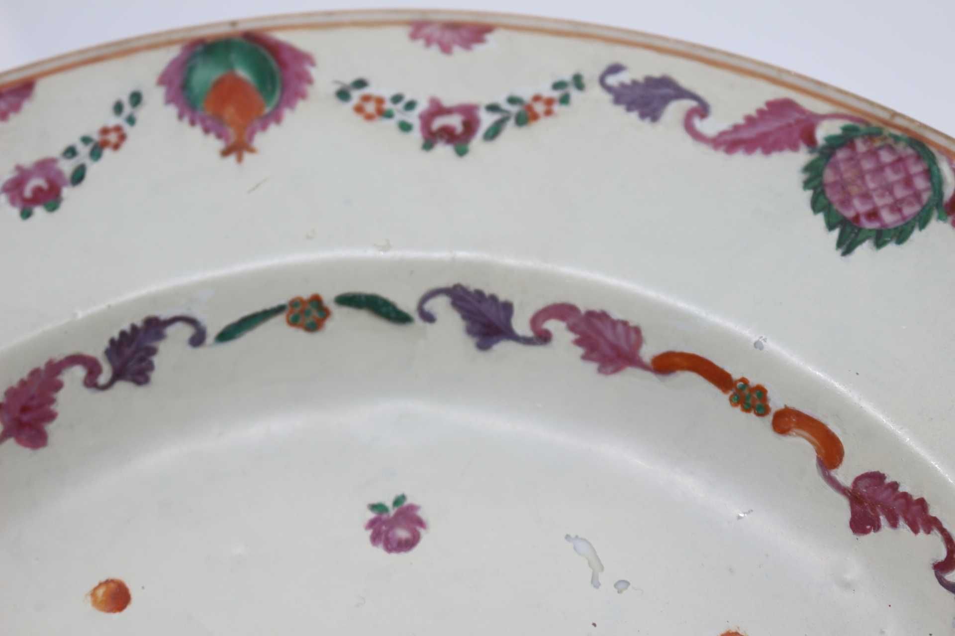 Prato Fundo Porcelana Chinesa Família Rosa XVIII 23,5 cm