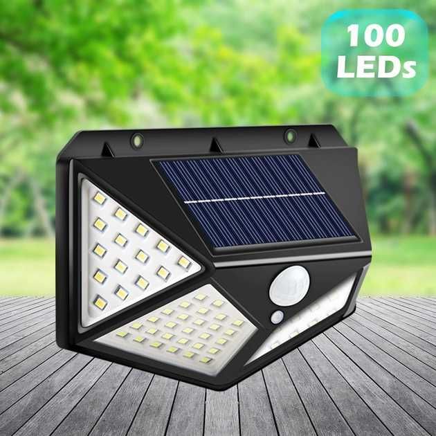 Вуличний фонар, ліхтарик з датчиком руху на сонячній батареї LED