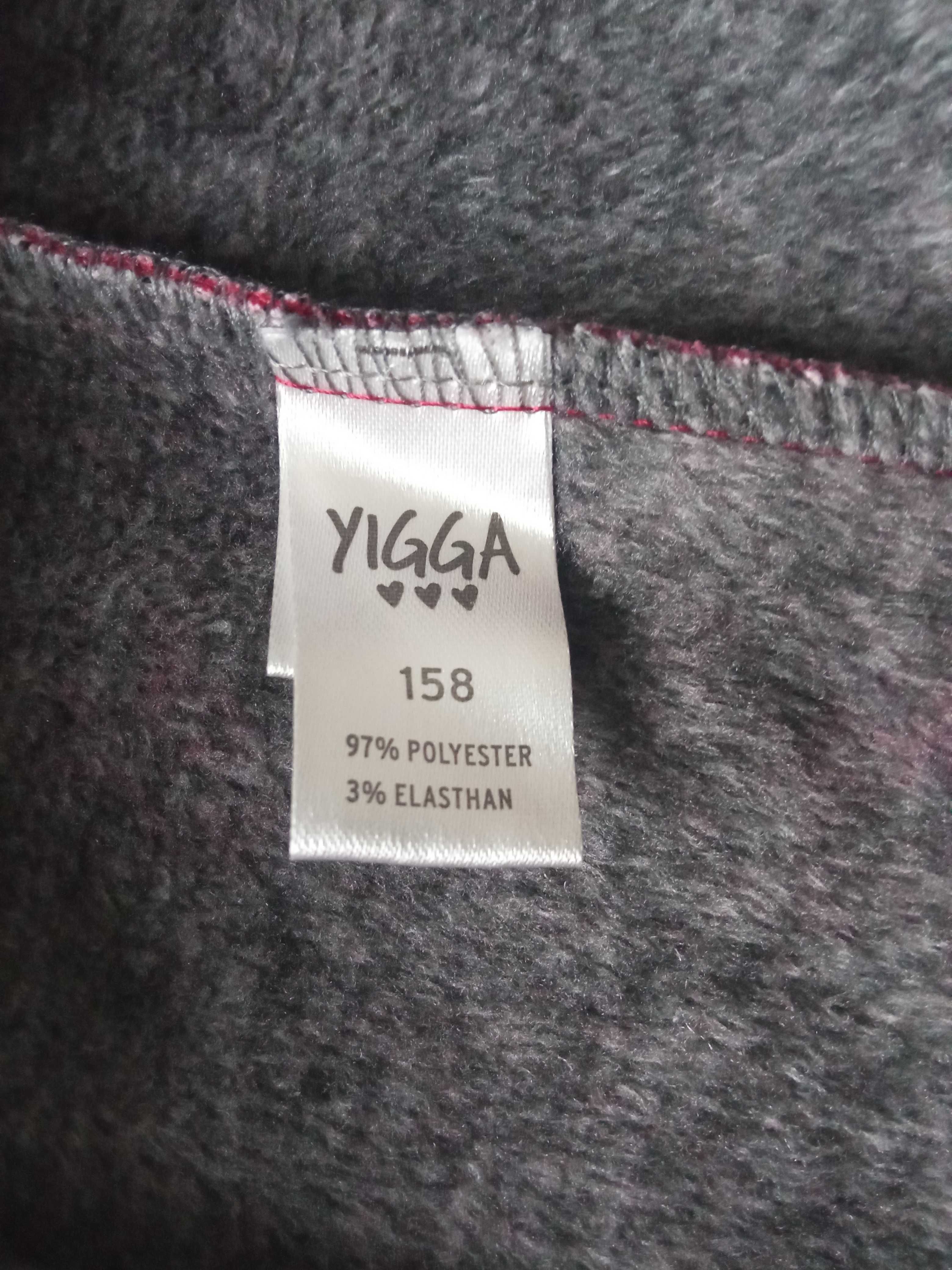 Yigga ciepłe spodnie dresowe  r 158 pas 66-80