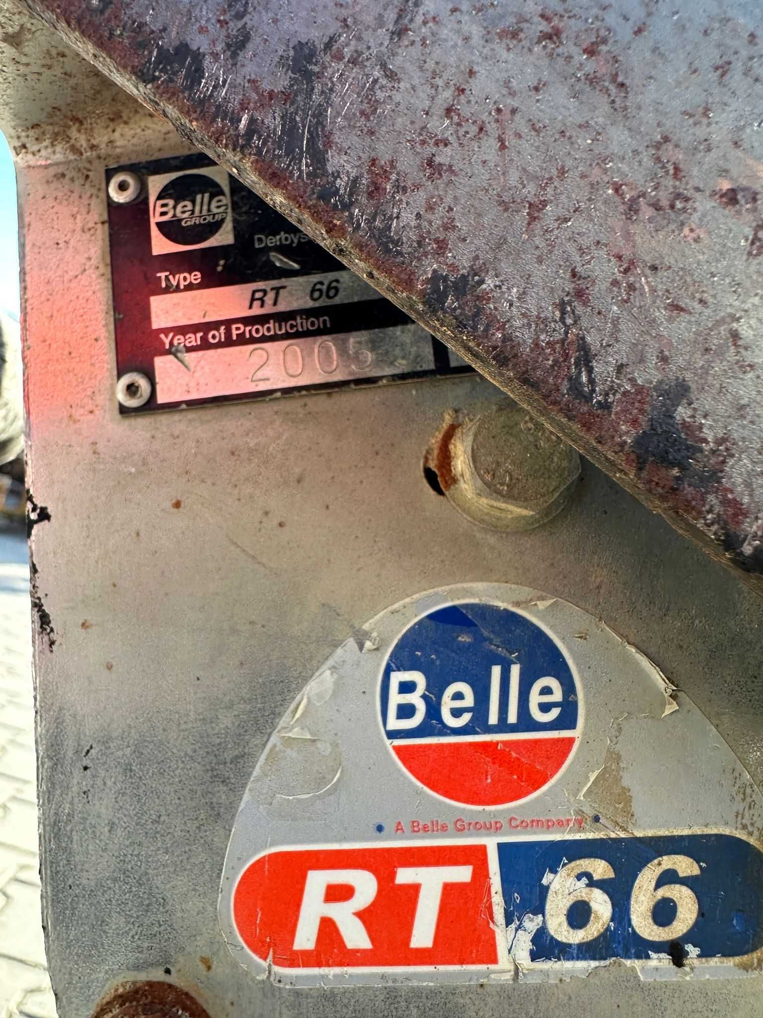 Skoczek gruntu ubijak wibracyjny BELLE RT66 R.2006/2012 Zagęszczarka