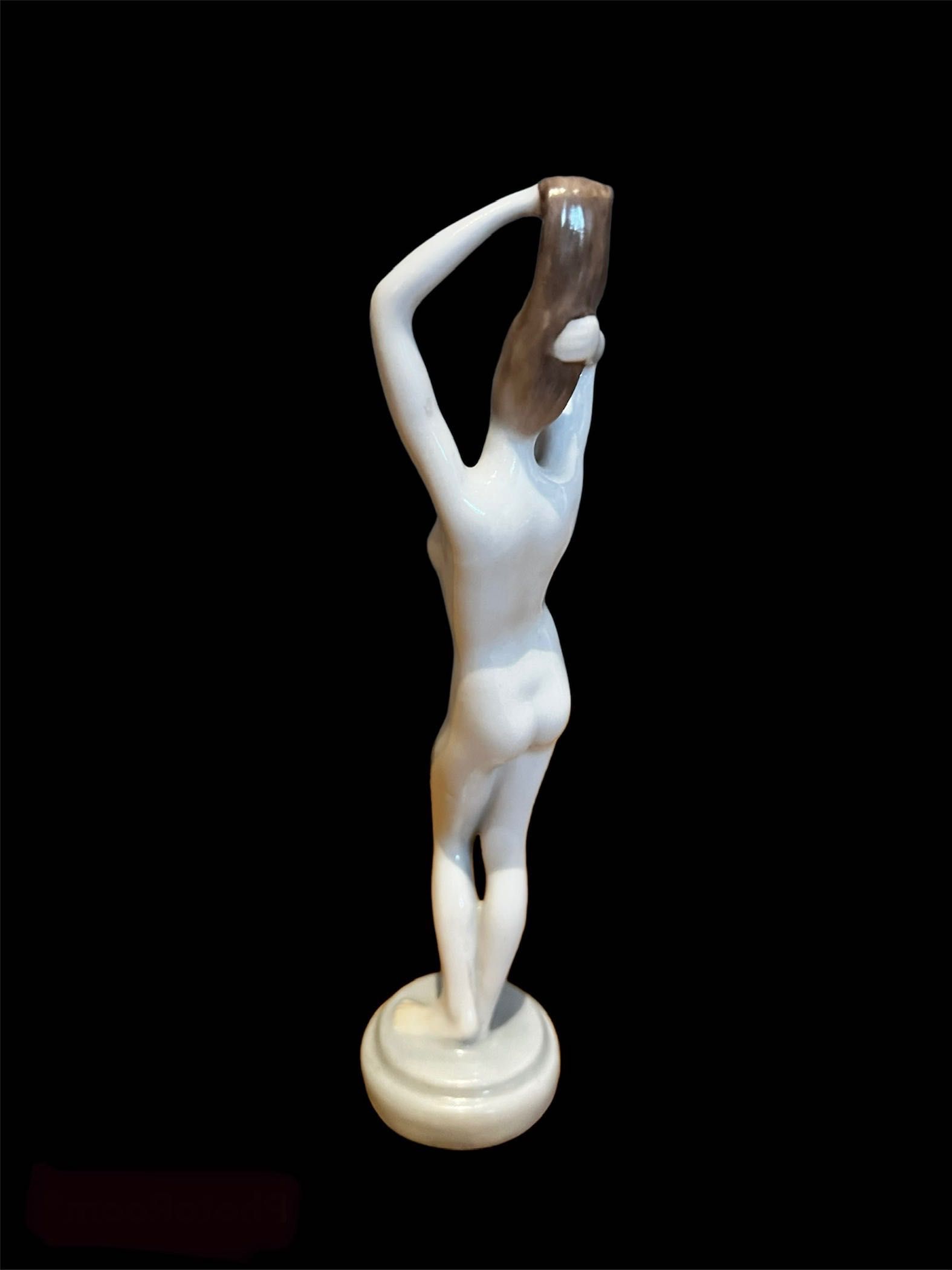 kolekcjonerska figura kobiety vintage prl art Deco