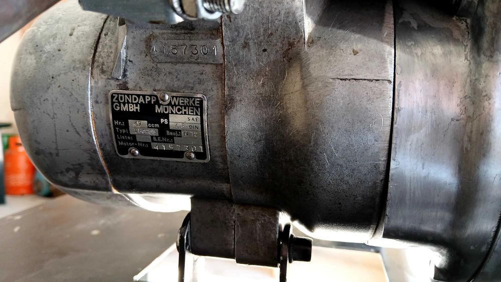 Motor Zündapp typ 280-03  4 velocidades