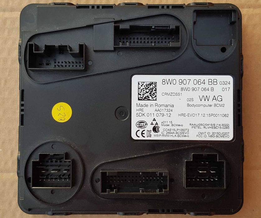 Audi moduł komfortu bordnetz BCM2 8W0