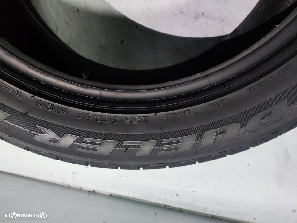 2 pneus semi novos 255-50r20 bridgestone - oferta dos portes