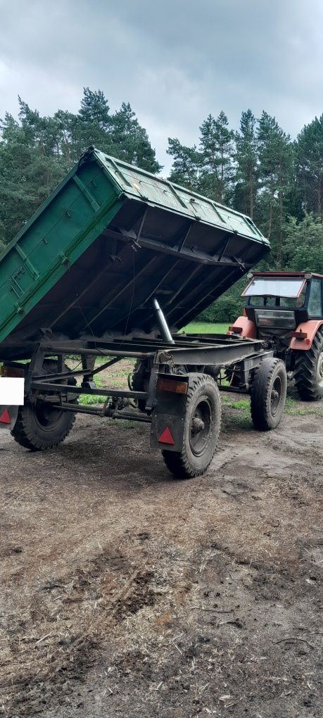 Przyczepa wywrotka Autosan d 47 4,5tony, stan bardzo dobry, siewnik,