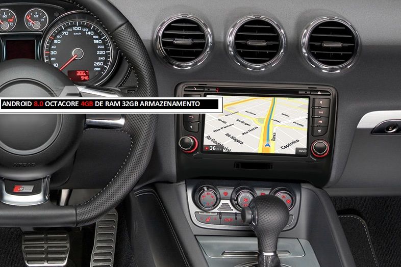 Auto-rádio 2 din android 13 para AUDI TT MK2 2006/2014