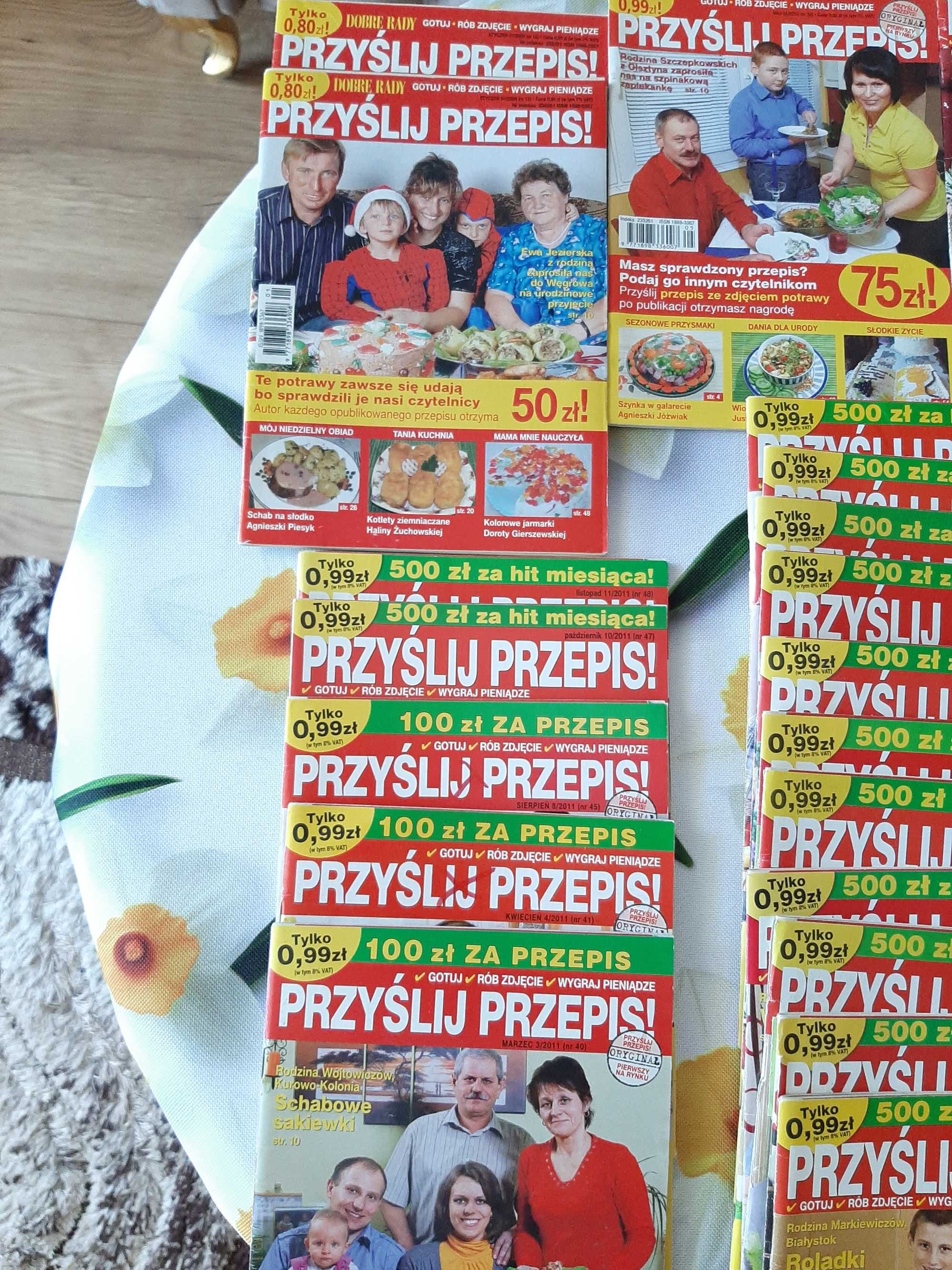 "Przyślij przepis" miesięcznik-pakiet