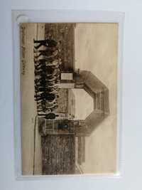 Stara angielska pocztówka "Dartmoor Prison Gateway"