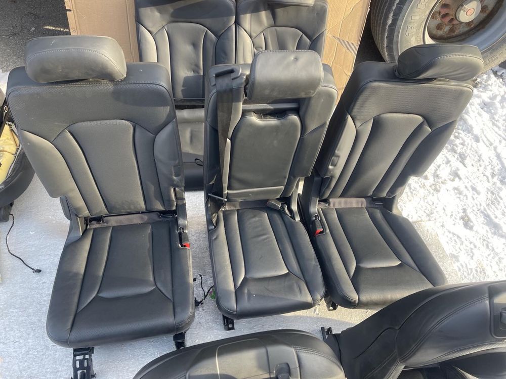 Салон Audi Q7 4M сидіння консоль карти дверей